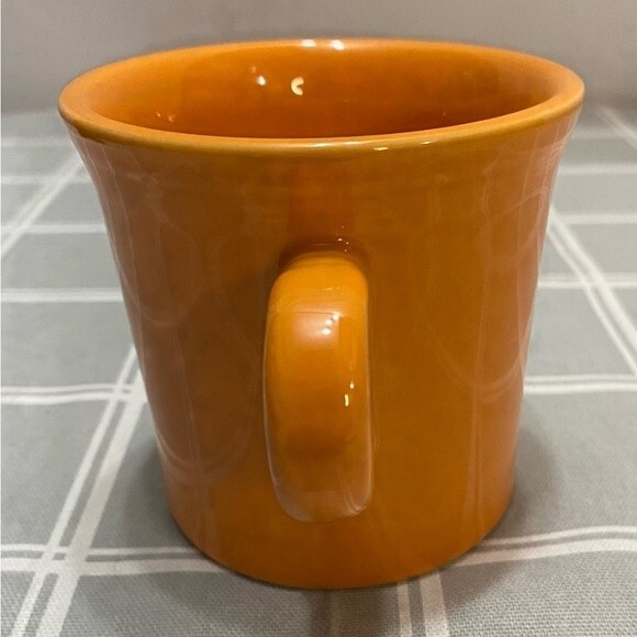 Fiestaware HLC USA Replacement Tangerine Orange Ring Handle Coffee Mug Tea Cup - Picture 4 of 8
